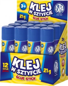Klej w sztyfcie Astra 21g - display 12 sztuk