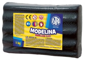 Modelina Astra 1 kg czarna