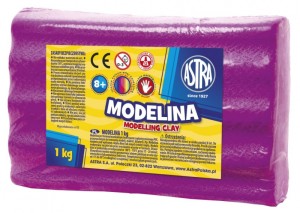 Modelina Astra 1 kg różowa