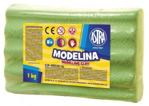 Modelina Astra 1 kg zielona jasna