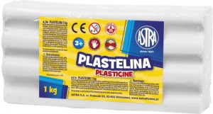 Plastelina Astra 1 kg biała