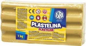 Plastelina Astra 1 kg brązowa jasna
