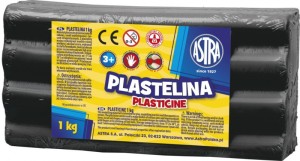 Plastelina Astra 1 kg czarna