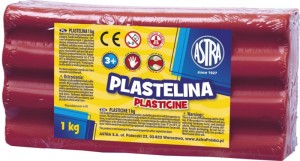 Plastelina Astra 1 kg różowa