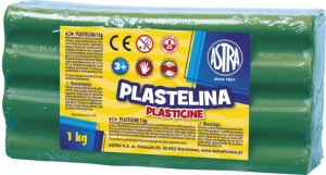 Plastelina Astra 1 kg zielona