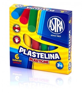 Plastelina Astra 6 kolorów