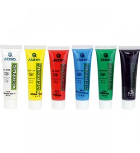 Farby akrylowe 81306 B - 6 kol. Maries 30 ml