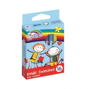 Kredki Fiorello świecowe 16 kol.