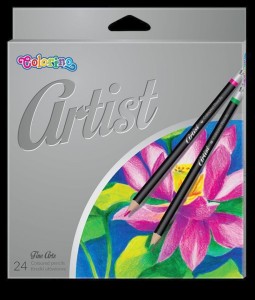Kredki ołówkowe okrągłe ARTIST 24 kol. Colorino Kids