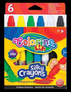Kredki świecowe żelowe 6 kol. Colorino Kids