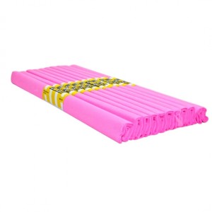 BIBUŁA MARSZCZONA 50x200cm PASTELOWY RÓŻ 10szt