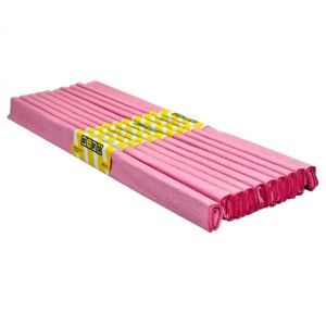 BIBUŁA MARSZCZONA 50x200cm PERŁOWA RÓŻOWA 10szt