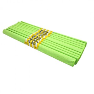 BIBUŁA MARSZCZONA 50x200cm PERŁOWA ZIELONA 10szt