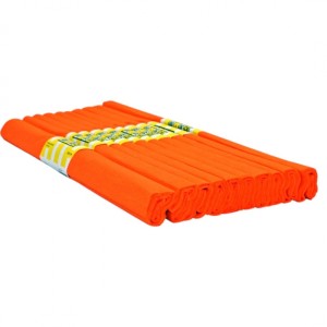 BIBUŁA MARSZCZONA 50x200cm POMARAŃCZOWA 10szt