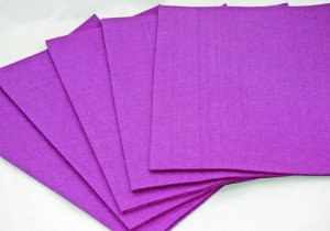FILC DEKORACYJNY 30x40cm FIOLETOWY 10szt