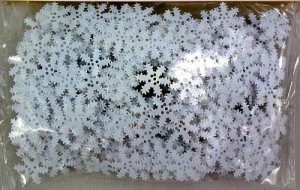 KONFETTI 14g ŚNIEŻNE PŁATKI 10mm 0200