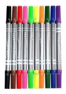 PISAKI DWUSTRONNE 108-10 10 KOLORÓW