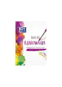 BLOK DO MALOWANIA OXFORD A4 20K 120G BIAŁY