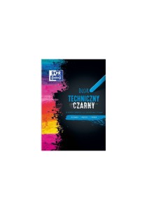 BLOK TECHNICZNY OXFORD A3 10K 210G CZARNY