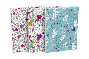 NOTATNIK OXFORD FLORAL 105X148 80K 90G LI6