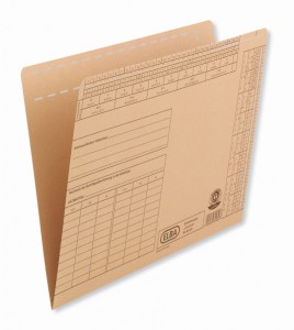 WKŁADKA DO TECZEK WISZĄCYCH A4 230G