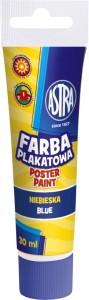 Farba plakatowa Astra tuba 30 ml - niebieska