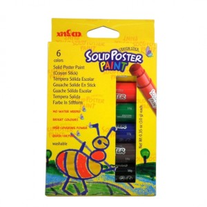 FARBY PLAKATOWE W SZTYFCIE 6kolor. 12/48