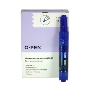 MARKER PERMAN. Z POMPKĄ OKRĄGŁY G924B NIEBIESKI