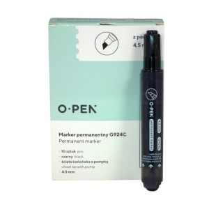 MARKER PERMAN. Z POMPKĄ ŚCIĘTY G924C CZARNY