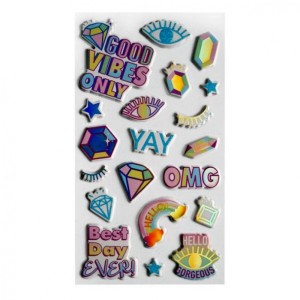 NAKLEJKI TYPU "PUFFY"