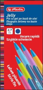 DŁUGOPIS ŻELOWY JELLY 0,7 MM N /12/