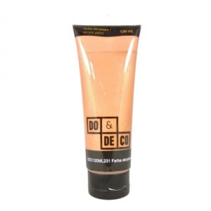 FARBA AKRYLOWA 120ml CIEMNOZŁOTA 231