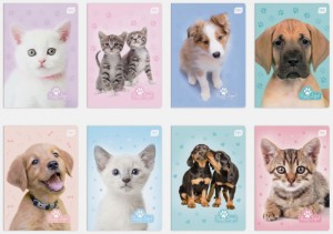 Zeszyt A5 16 # UV Kolekcja puppy sign 20 szt