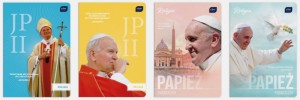Zeszyt A5 32 # UV religia Jan Paweł II / Franciszek 10 szt