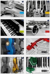 Zeszyt do nut A5 16 UV 10 szt