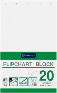 Blok do flipchartów 100x64 cm 20 gładki