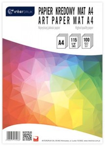 Papier kredowy A4 100 mat