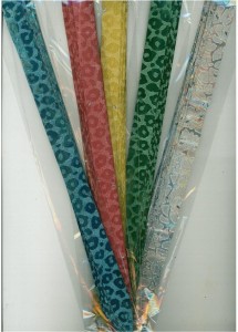 Wstążka holograf. duża (brokat+metaliza) Mix