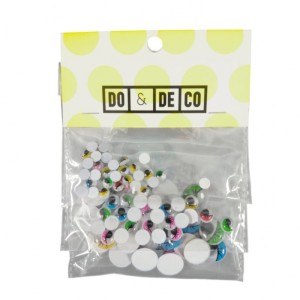 RUCHOME OCZY Z RZĘSAMI MIX 5/8/15mm 30szt