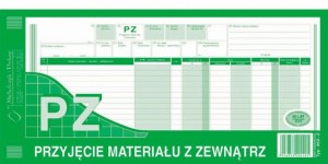 PZ Przyjęcie materiału z zewnątrz