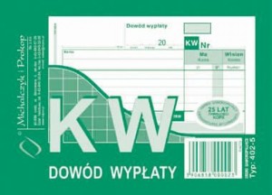 KW - dowód wypłaty
