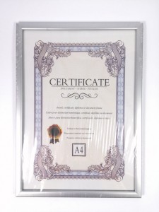 RAMKA NA ZDJĘCIA A4 SREBRNA LZ28-05