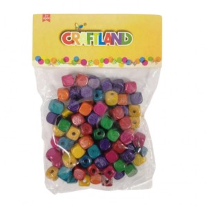 KORALIKI DREWNIANE 1CM 90SZT