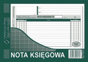 Nota księgowa