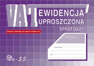 Ewidencja VAT - uproszczona