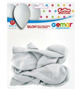Balony Premium białe, 10"/ 10 szt.