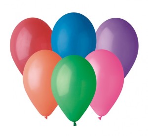 Balon G110 pastel 12" - "różnokolorowy" / 50 szt.