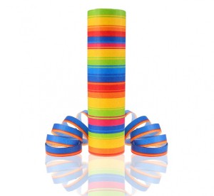 Serpentyna "Tęczowe paski", 18p/4m