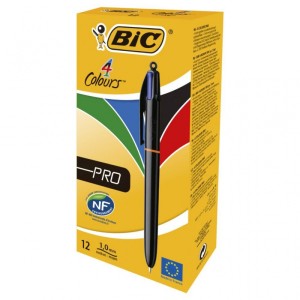 BIC 4 Colours PRO Długopis mix AST Pudełko 12 szt