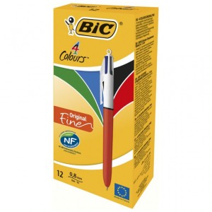 BIC 4 Colours Original Fine Długopis mix AST 1 szt